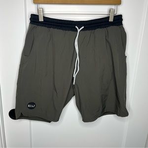 BYLT Olive Green Active+ Drawstring Athletic Shorts Size XL